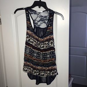 Patterned Tank Top
